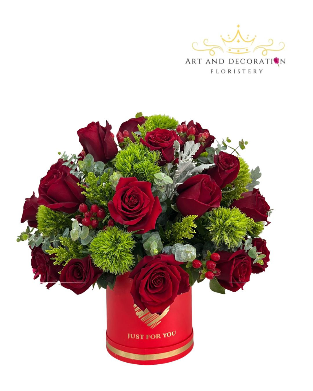 Arreglo Suspiros entre Eucalipto