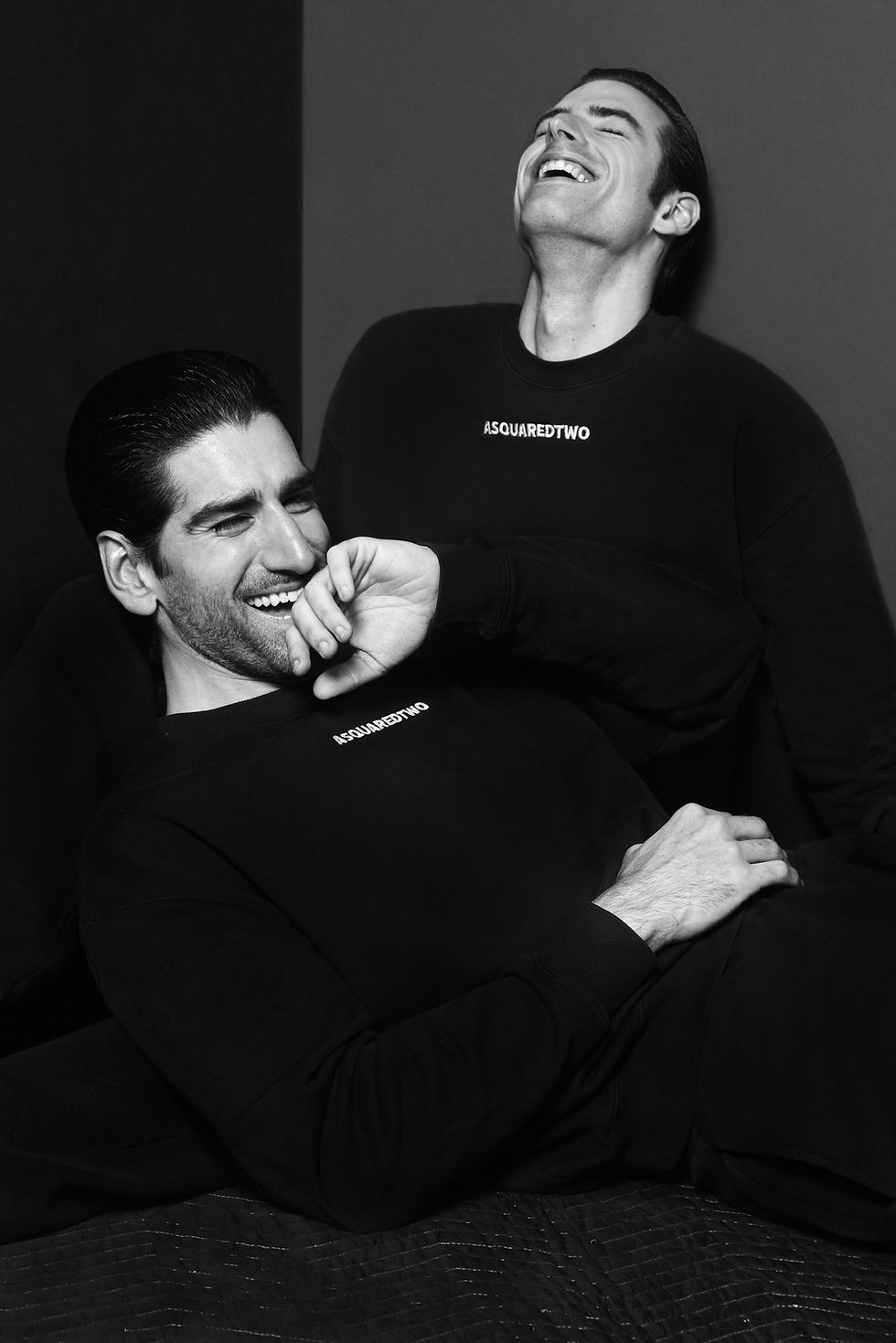 CAMPAIGN PHOTO OF ANDRES AND ARTHUR FOR THEIR BRAND "ASQUAREDTWO"