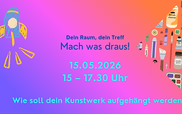 Kinder-Kunst-Ausstellung: Wie soll mein Bild hängen?