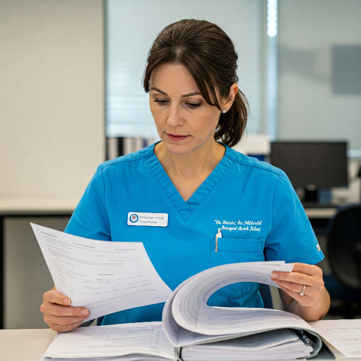 Clinical research coordinator studying to obtain certification