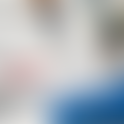 This image shows a close-up of a medical professional wearing a white lab coat with the "moderna" logo embroidered in red, while using blue nitrile gloves to handle delicate scientific instruments in a lab.