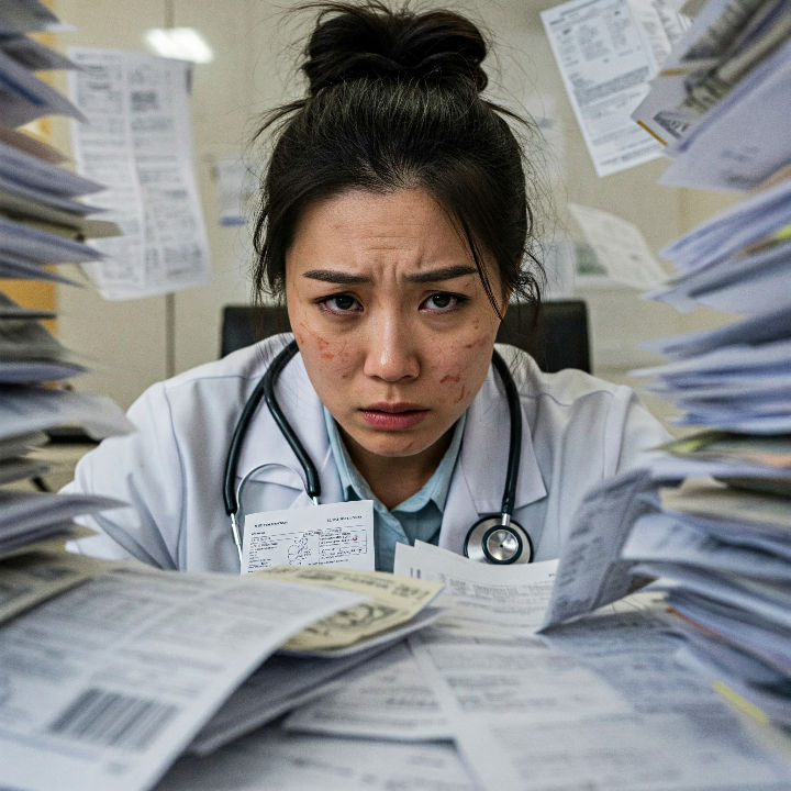 Burnout issues in healthcare workers during a recession.