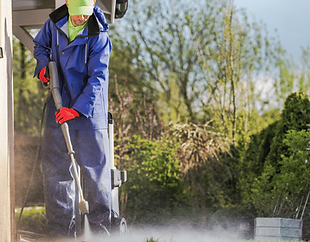 Concrete power washing in Aspen pressure washing