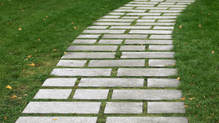 brick or flagstore walkways