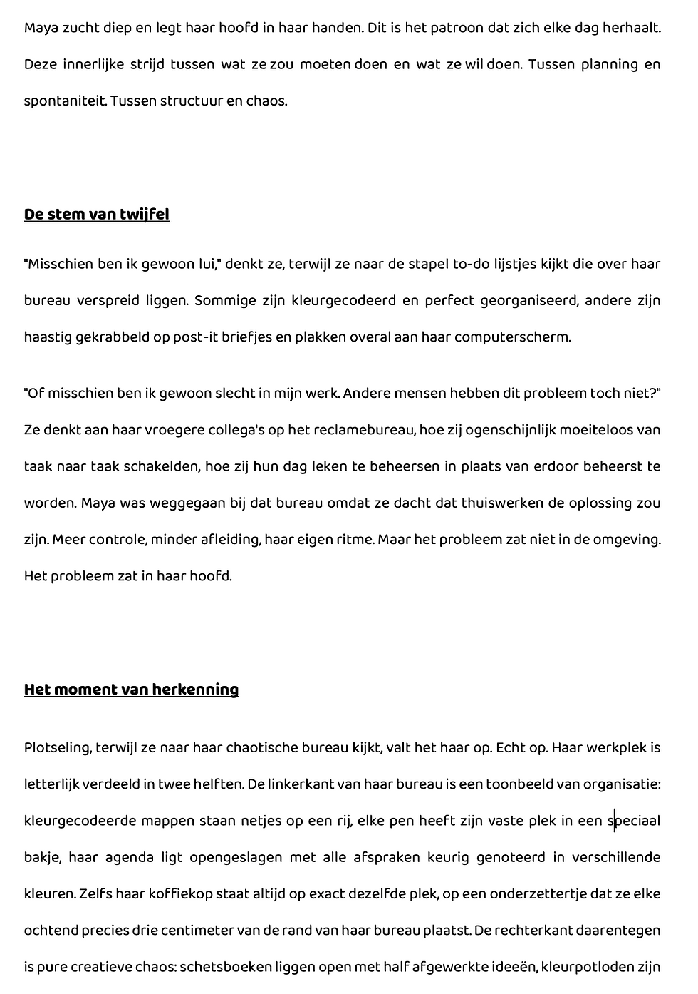 Thumbnail: Preview Maya en de dubbele dans: therapeutisch verhaal voor volwassenen met AuDHD