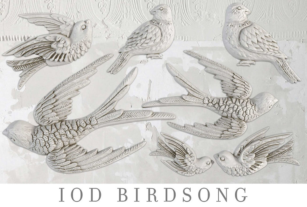 BIRDSONG – mulaje decorative IOD, păsări