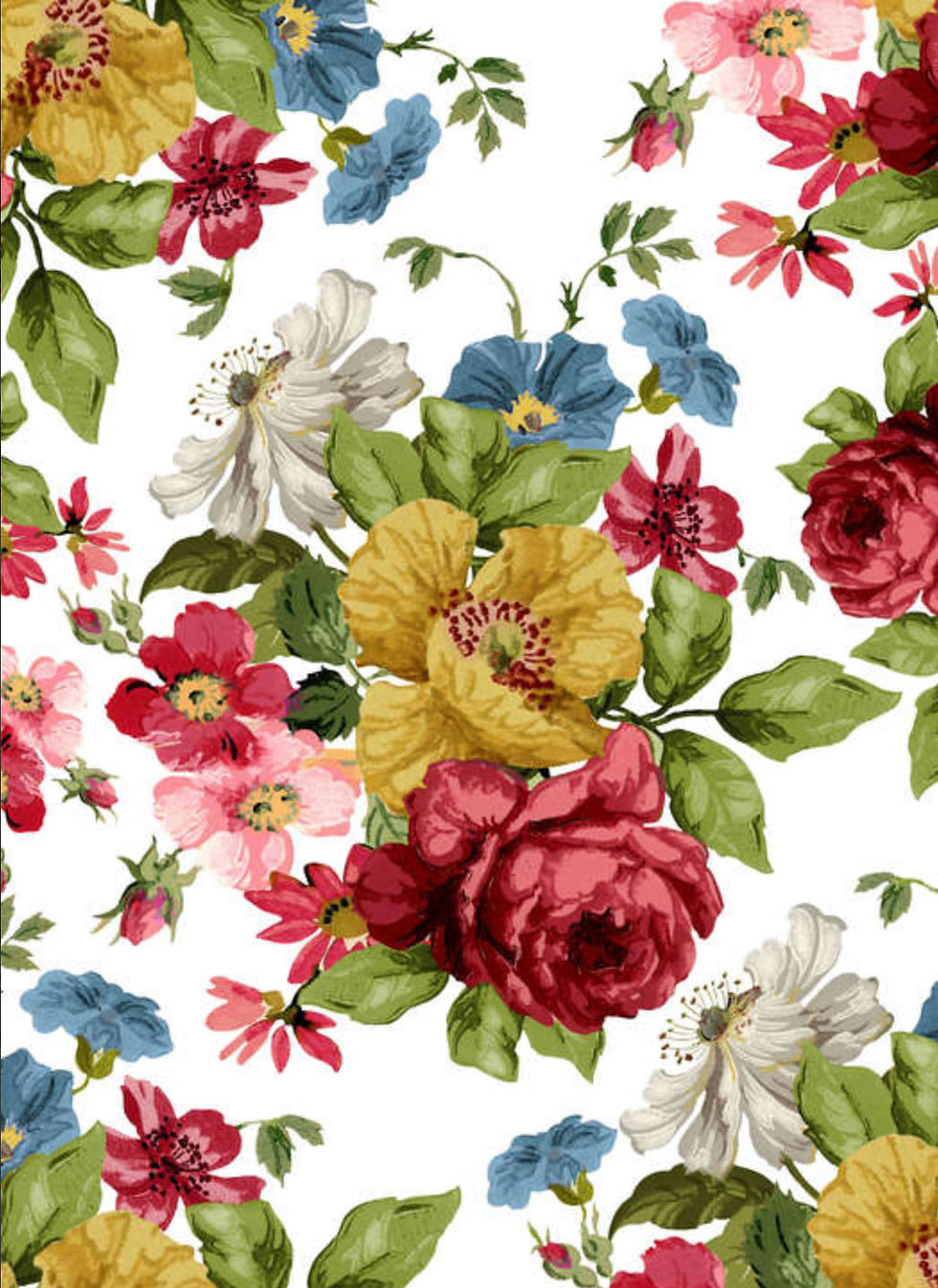 Miniatură: WALL FLOWER – transfer decorativ IOD-set de 8 pagini A3