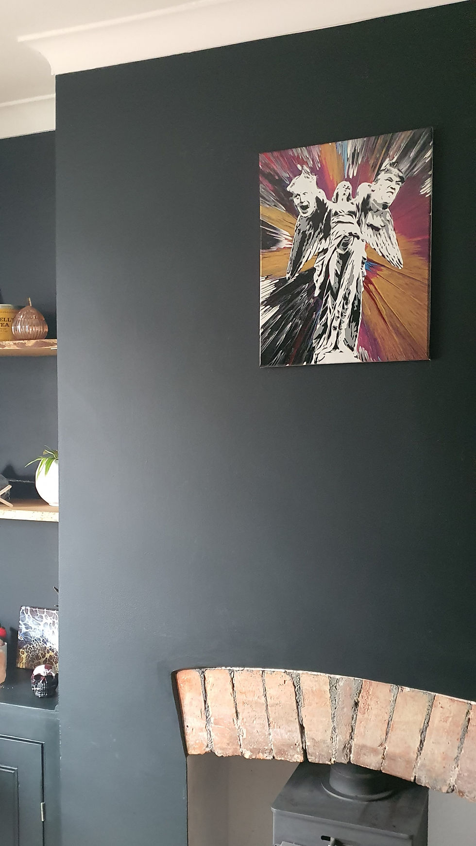 Thumbnail: 'Angel of Redemption - Spun' 50 x 40cm canvas