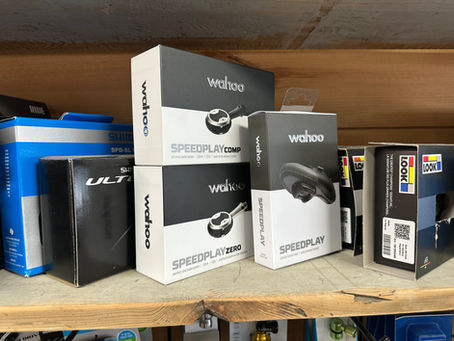 Mainely Bicycle is glad to announce we are a Wahoo dealer and carry Speedplay Pedals and cleats!