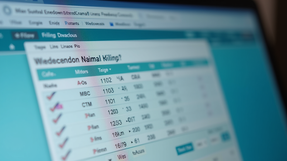Close-up view of a computer screen showing medical billing software interface
