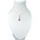 Thumbnail: Teardrop with C2 diamontes sterling silver 925 necklace with 18 inch chain