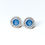 Thumbnail: Circular C2 diamonte stud sterling silver 925 with ashes