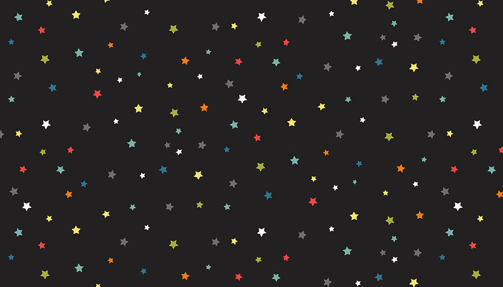 Outer Space - Multi Stars Black