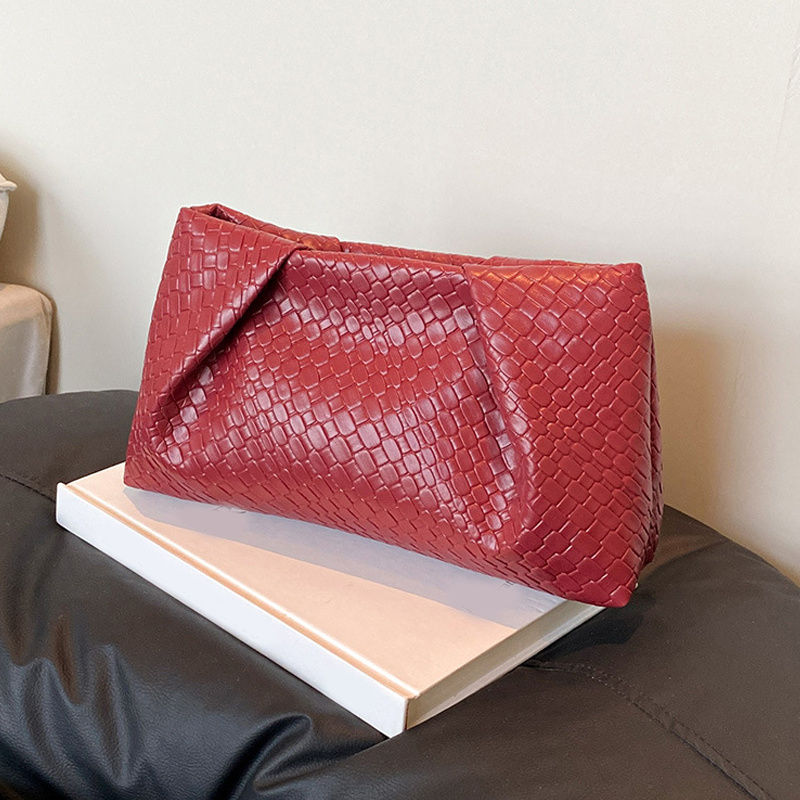 Miniatura: Large Capacity Shoulder Bag New Fashion Popular Woven Commuter Simple Clutch Bag