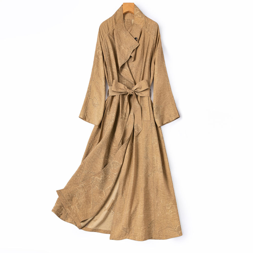 2026 Women's Fashion Spring and Autumn Clothing Gravel 76% Natural Mulberry Silk