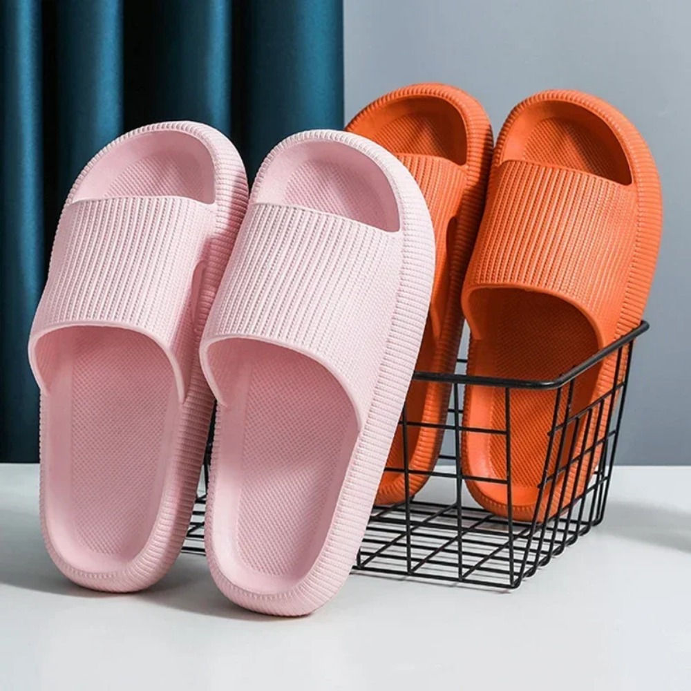 High quality Women Thick Slippers Indoor Home Eva Soft Sole Pillow Slides Sandal