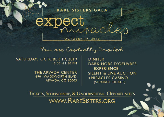 You are Invited | Expect Miracles Gala