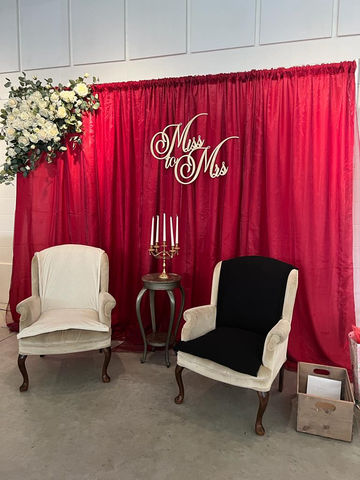 Royal Red Elegant Bridal Shower