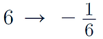 Negative Reciprocal