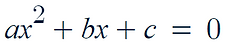 General Equation for Quadratics
