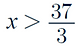 Inequality Solution