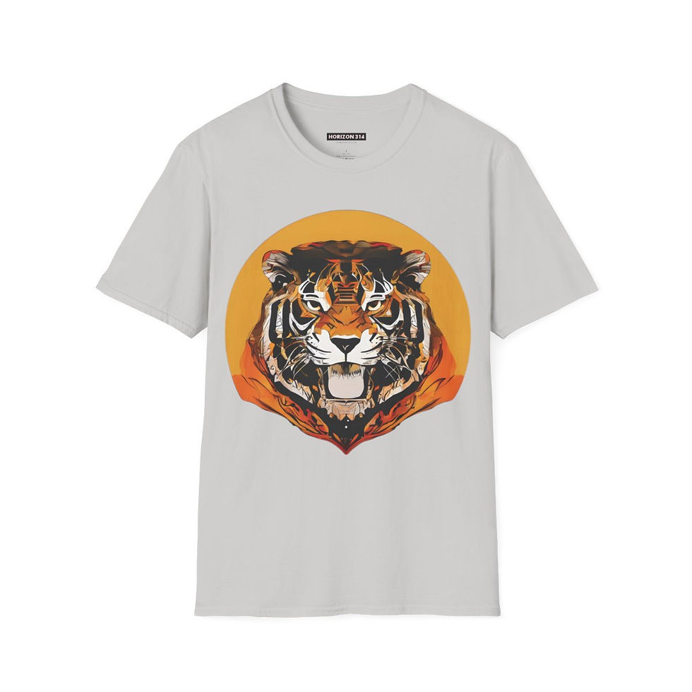 Thumbnail: Tiger Wearing a Hoodie T-Shirt