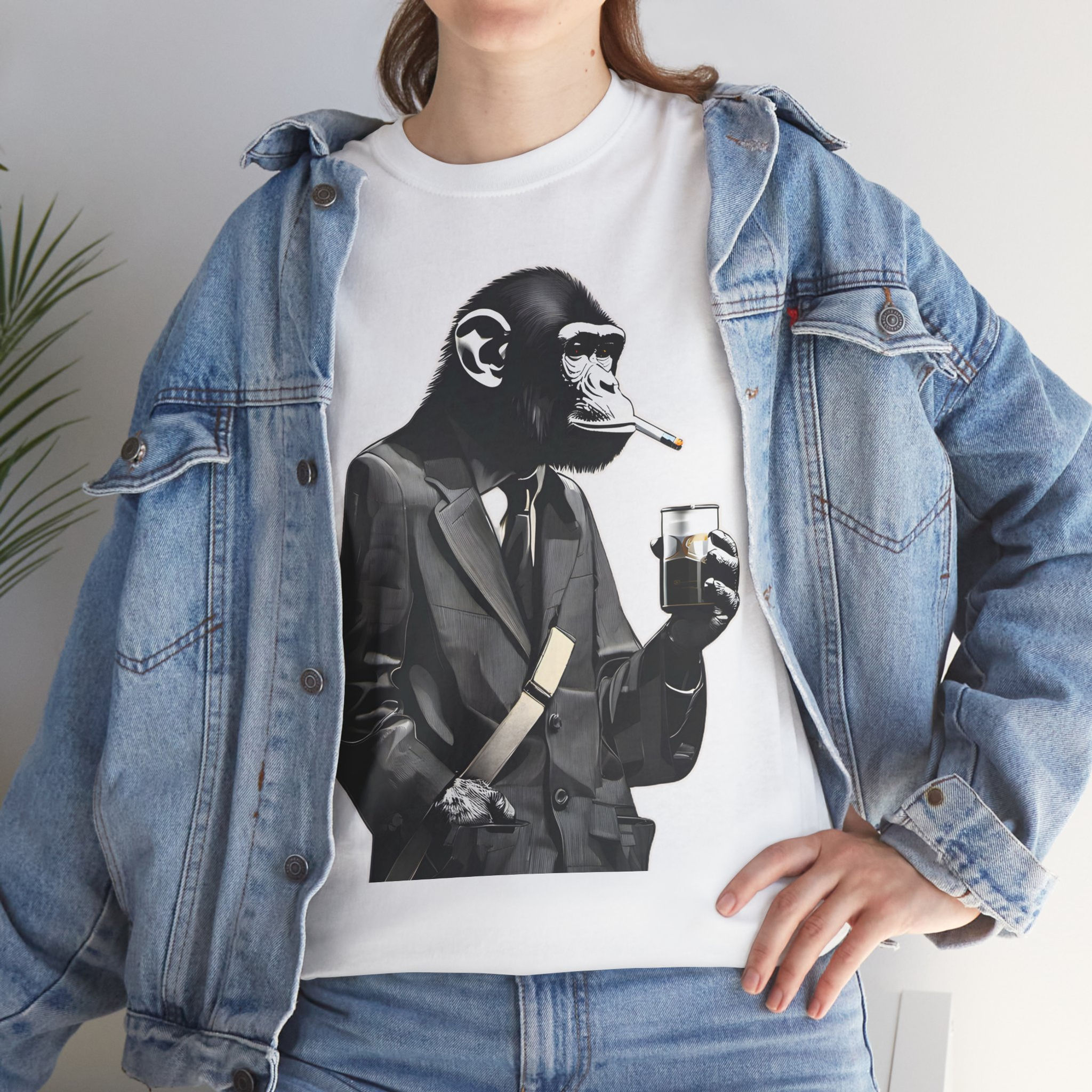 Smoking Chimp Tee
