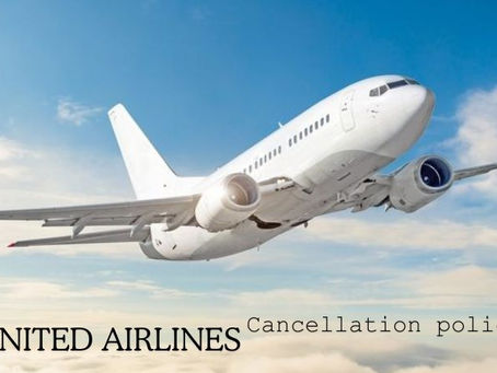 Guide to the flight cancellation policy of United airlines