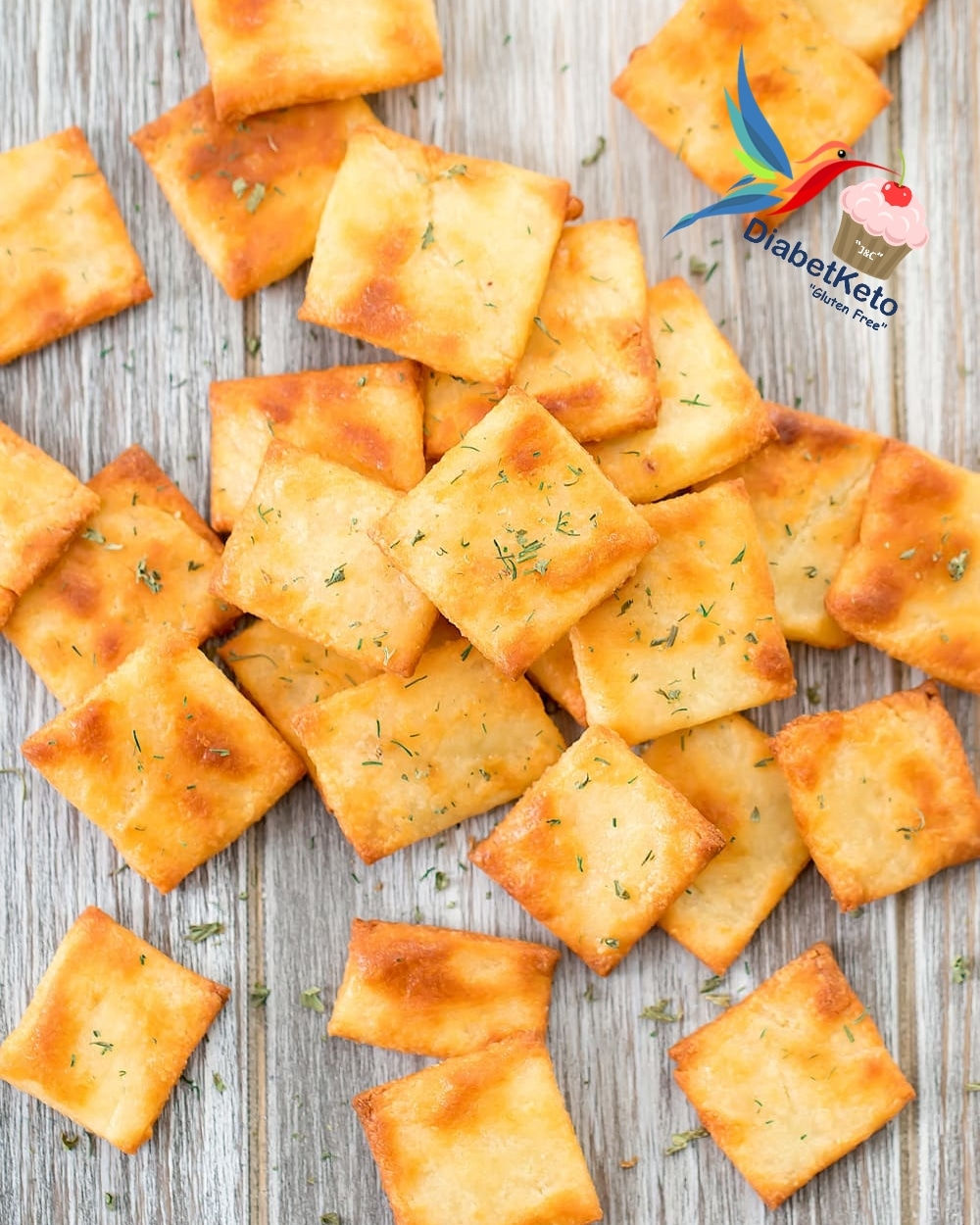 Crackers semisaladitos keto