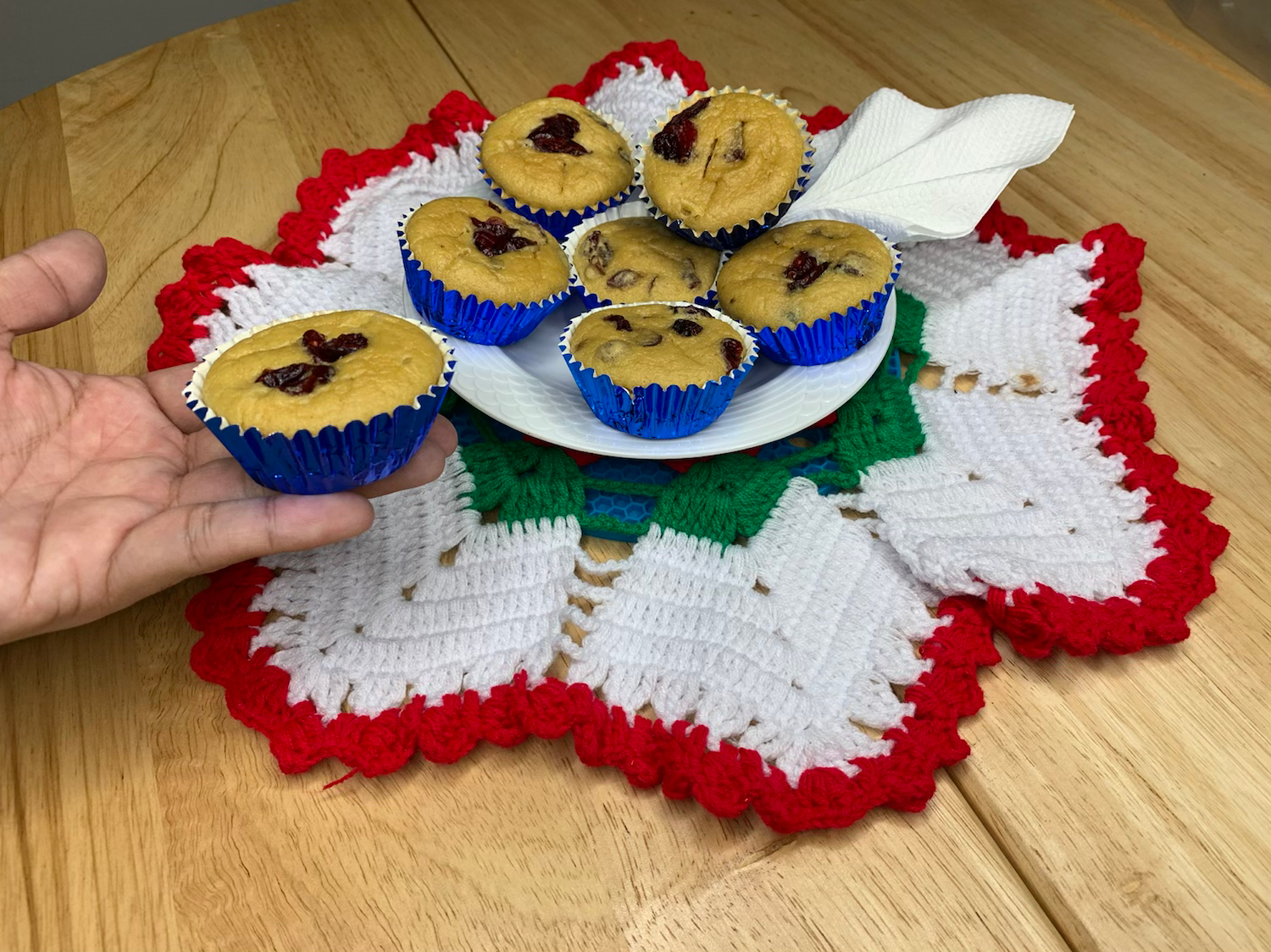 Muffins de Arándanos y Stevia Granulada