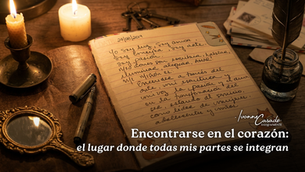 Encontrarse en el corazón: el lugar donde todas mis partes se integran.