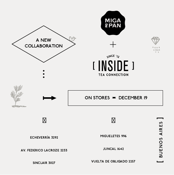 miga de pan + inside tea connection
