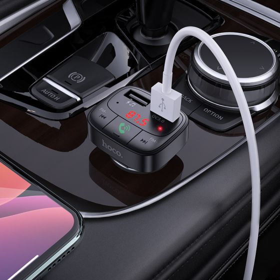 Thumbnail: HOCO CAR CHARGER “E59 PROMISE” QC3.0 BT FM TRANSMITTER