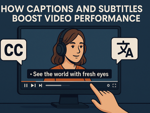 How Captions and Subtitles Boost Video Performance