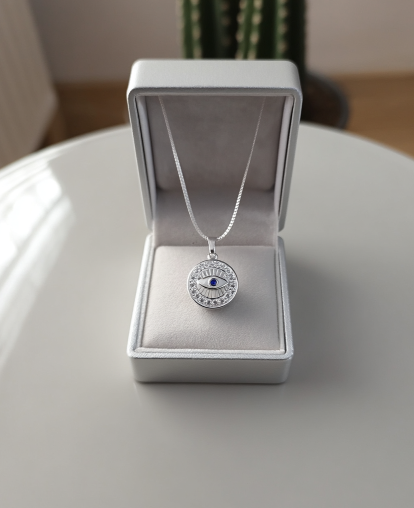 Colar Olho Grego Cravejado