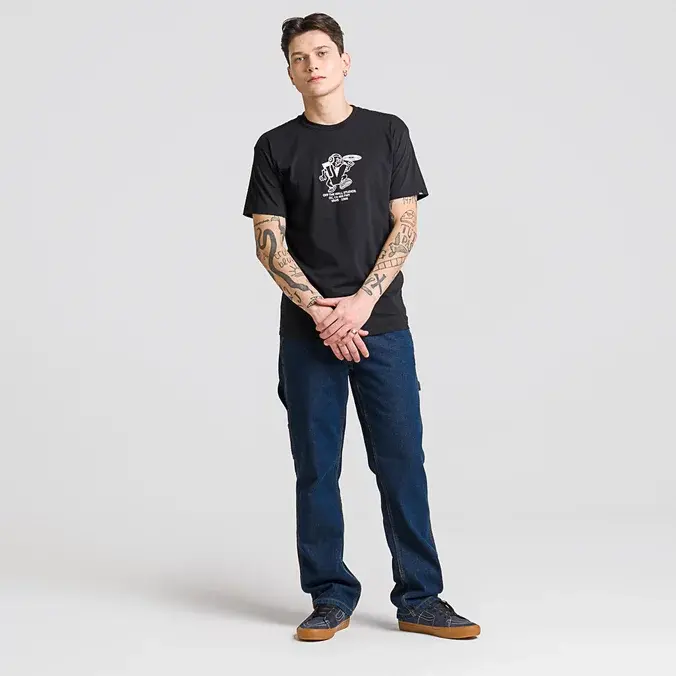 Miniatura: Camiseta Vans 405 Studio SS Preta Tam: G