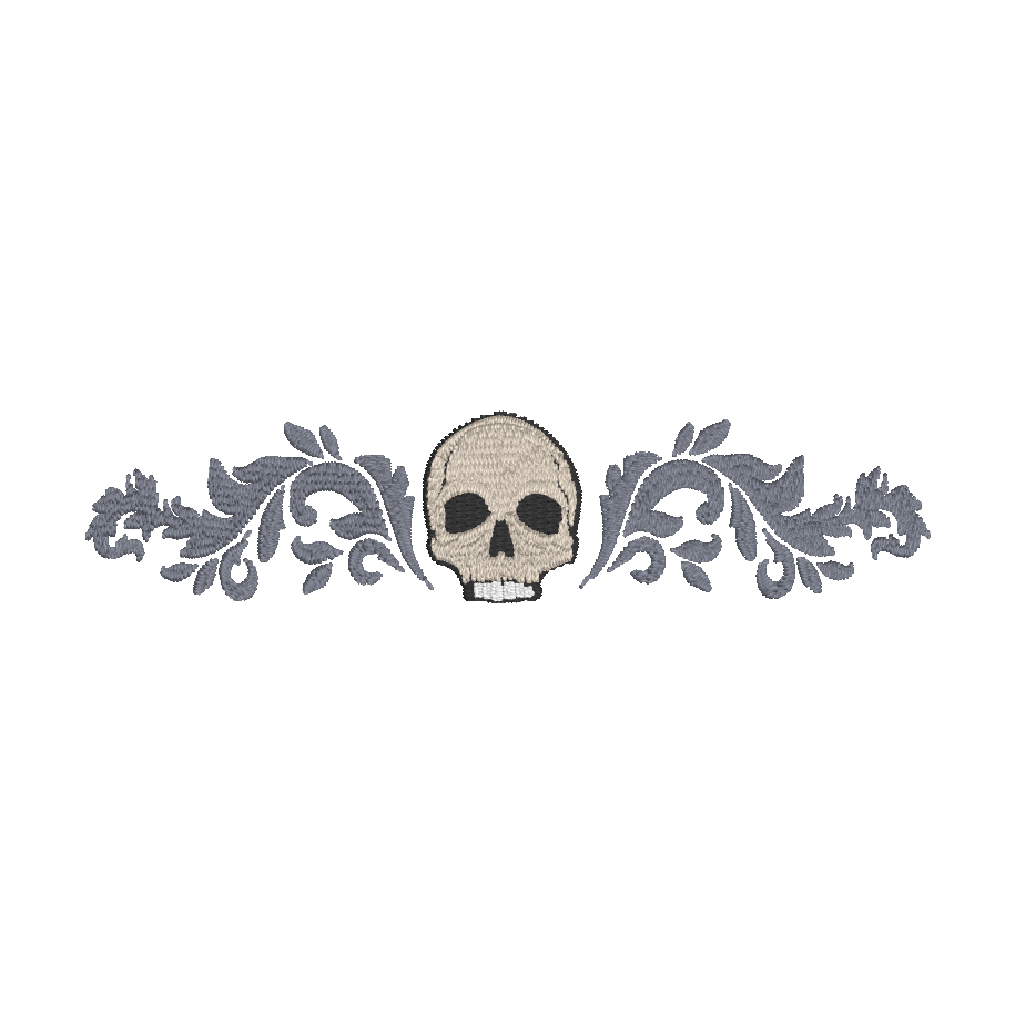 Thumbnail: Digital Skull border Set of 8 files Digital File