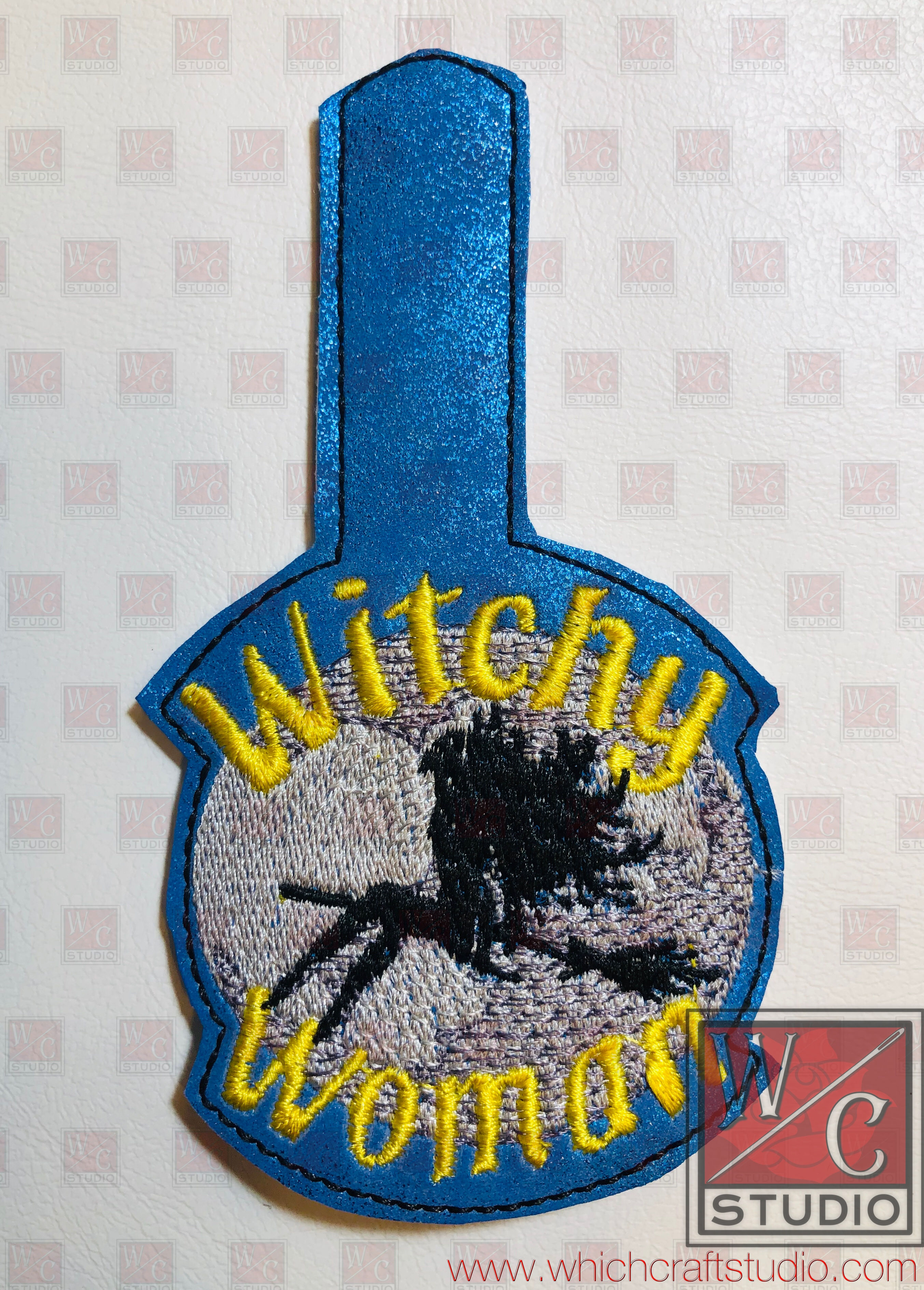 Digital Witchy Woman Fob Snap Tab