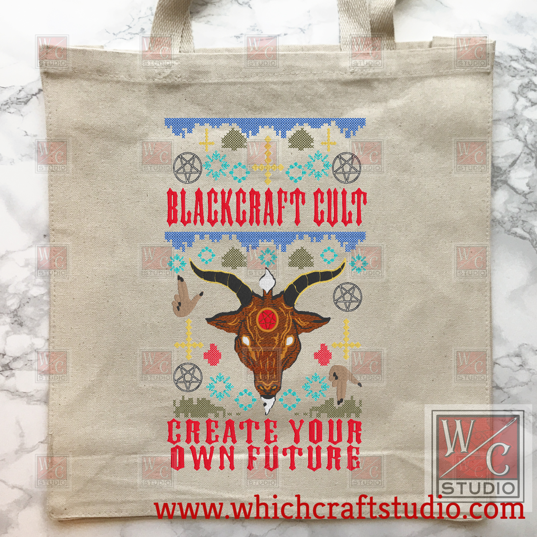 Digital Blackcraft Satan Standalone 6x10 Digital Embroidery