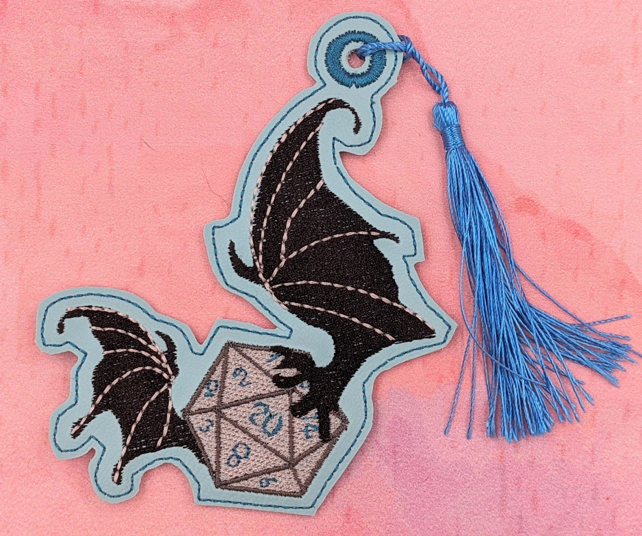 Digital Dragon Dice Bookmark Digital File