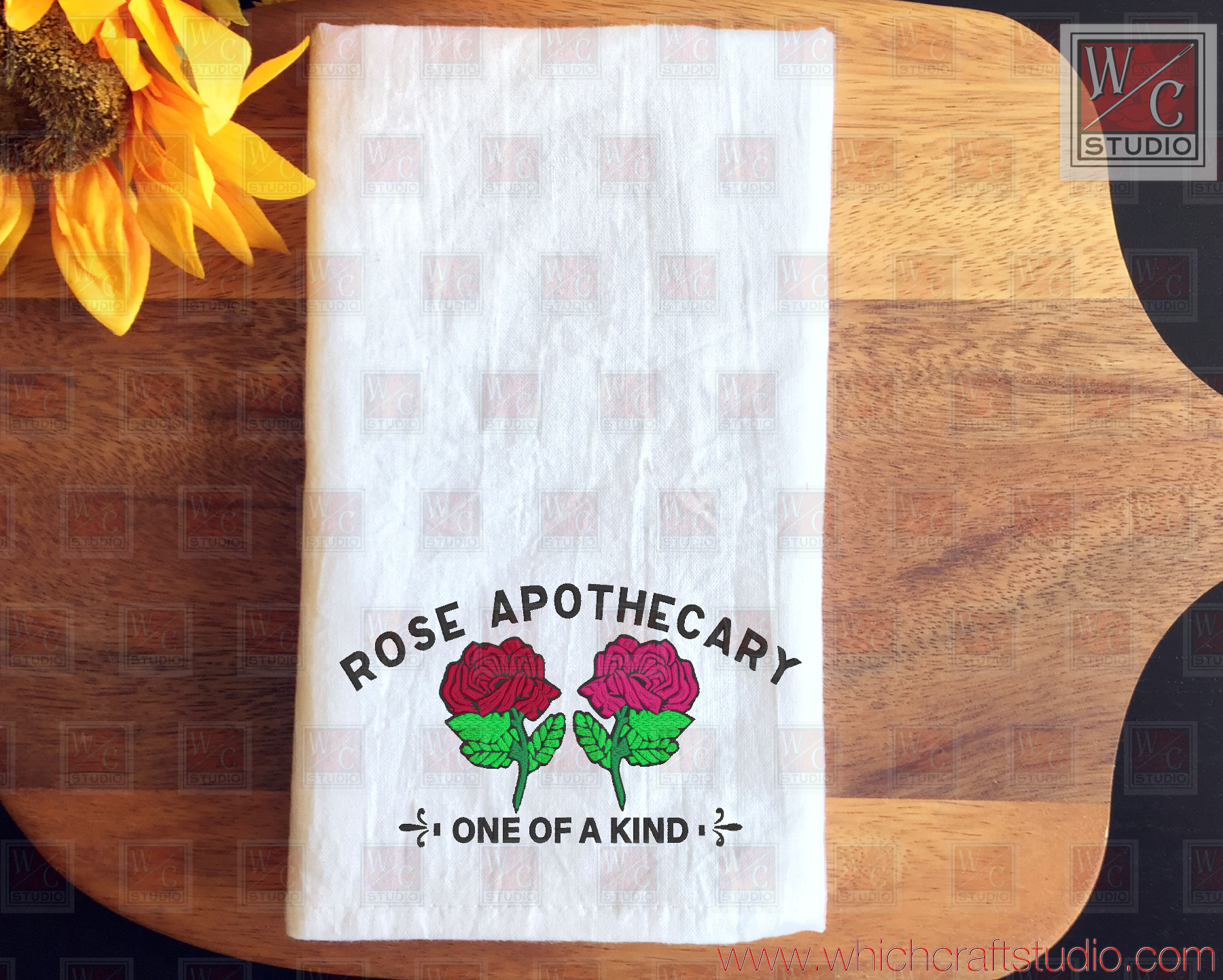 Digital Rose Apothecary 5x7 Standalone Embroidery Designs