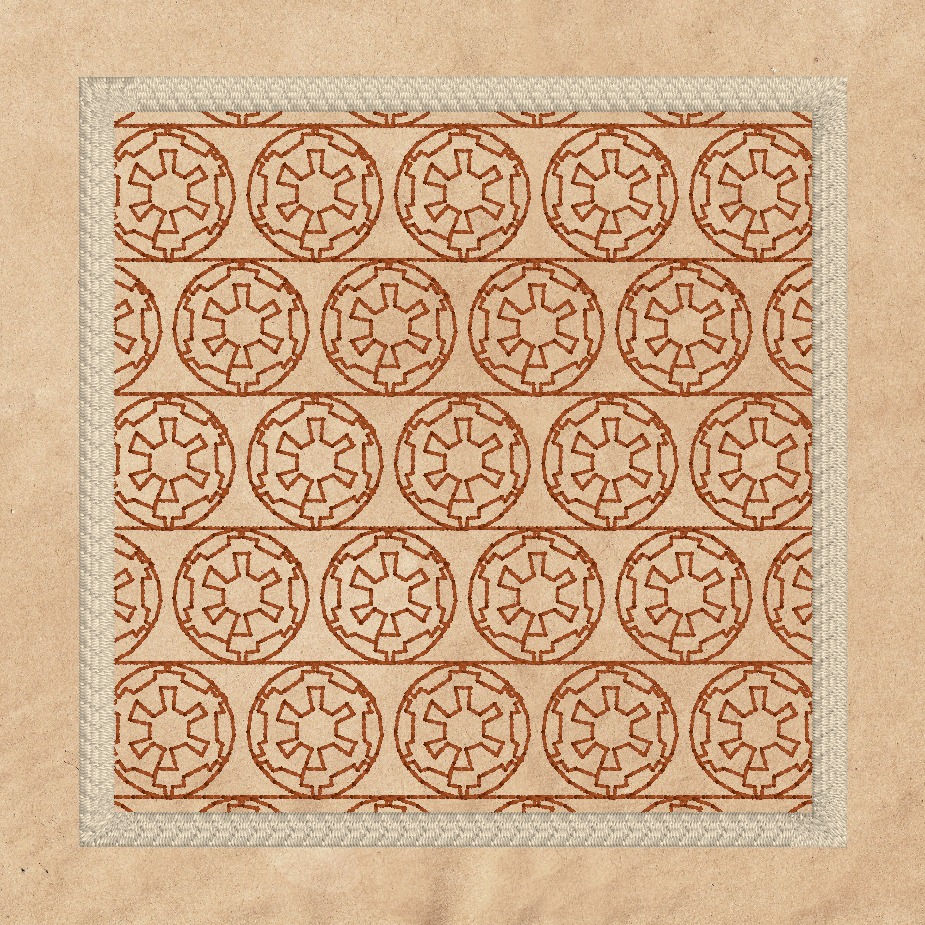 Digital Sith sw m Stipple w Border 4x4 Digital Embroidery