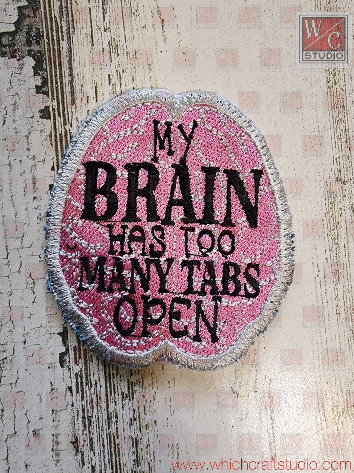 Digital My brain has to many tabs open Patch Digital Fill