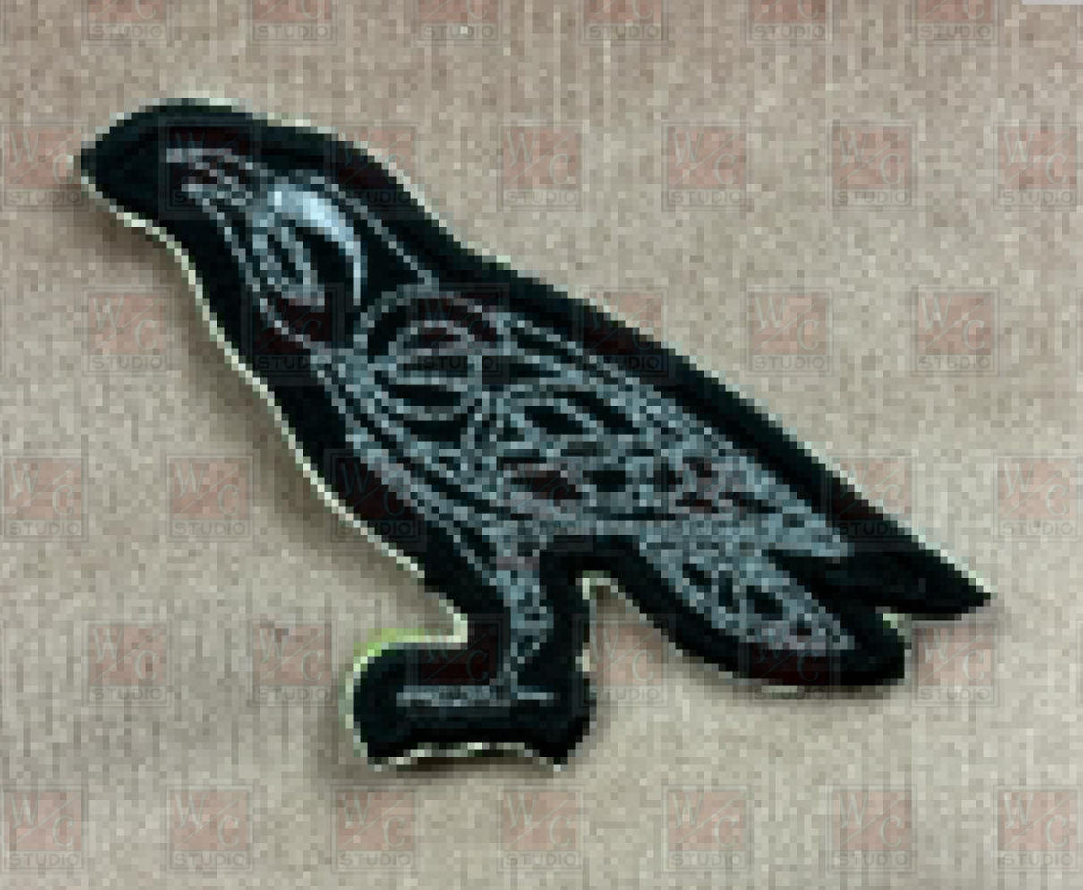 Digital Knot Crow Patch Digital File