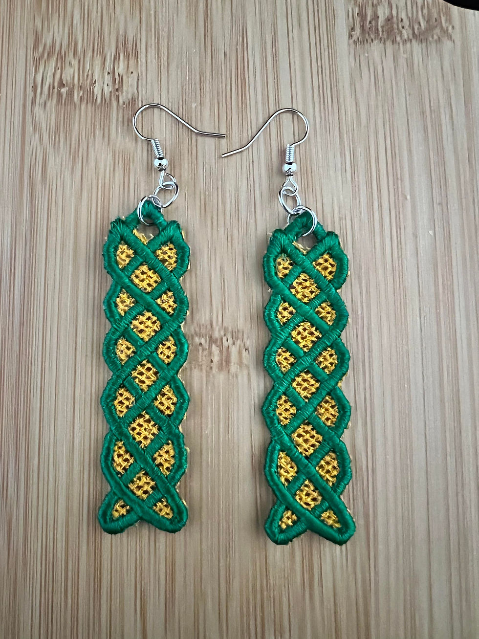 Digital FSL Celtic Knot Simple earrings Digital Files