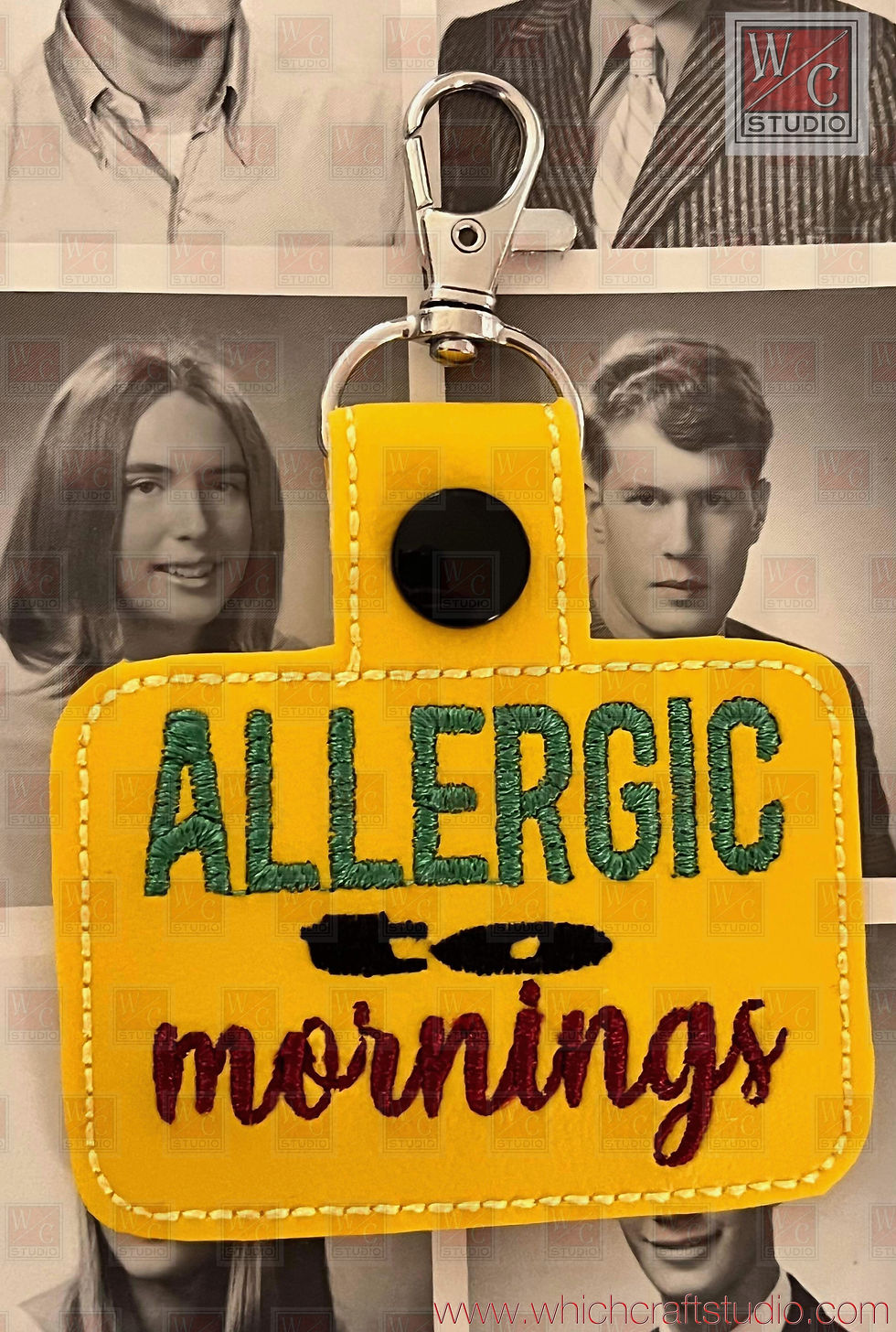 Digital Allergic to mornings Fob Digital File