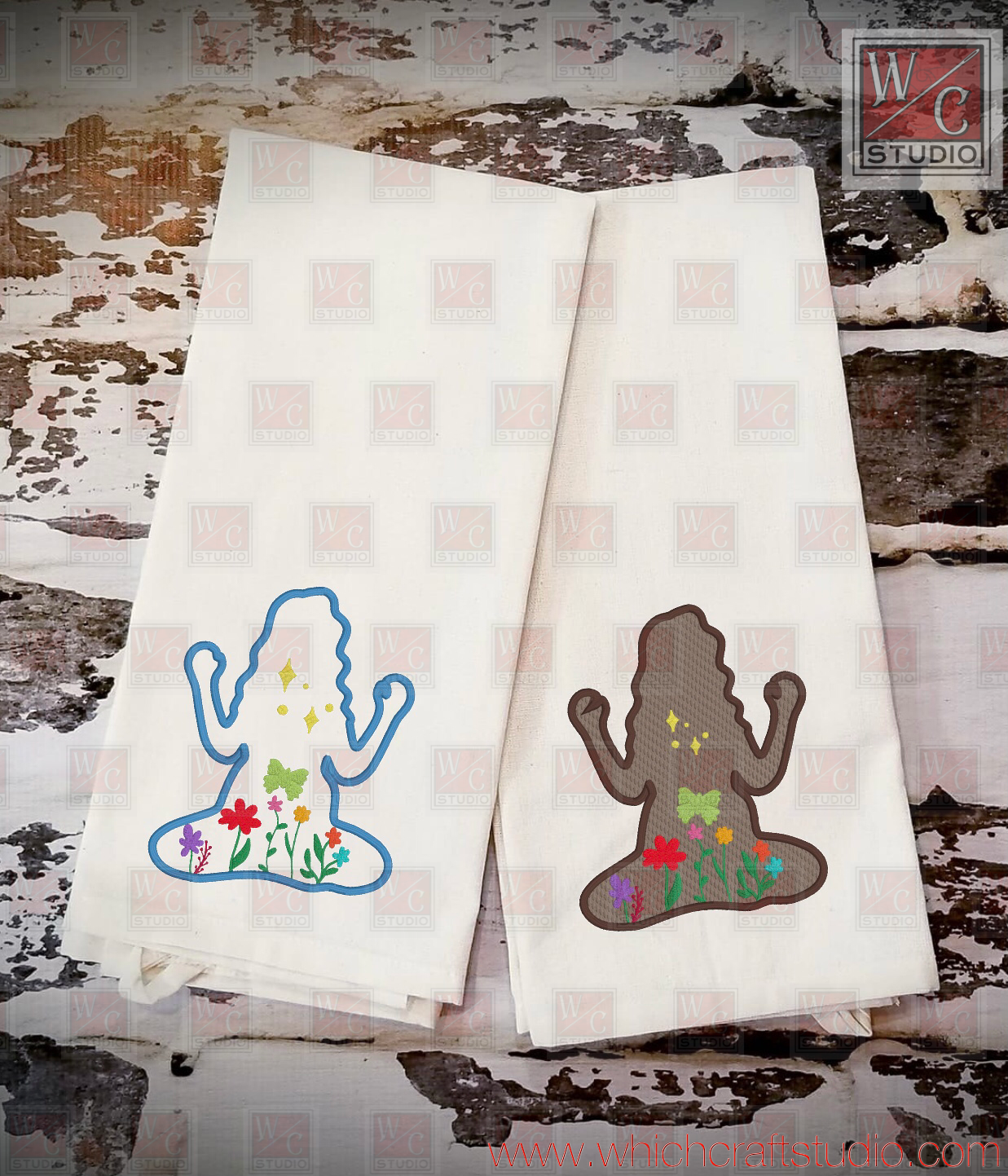 Digital Pregnancy Zen 1 5x7 Standalone 2 Embroidery Design Files