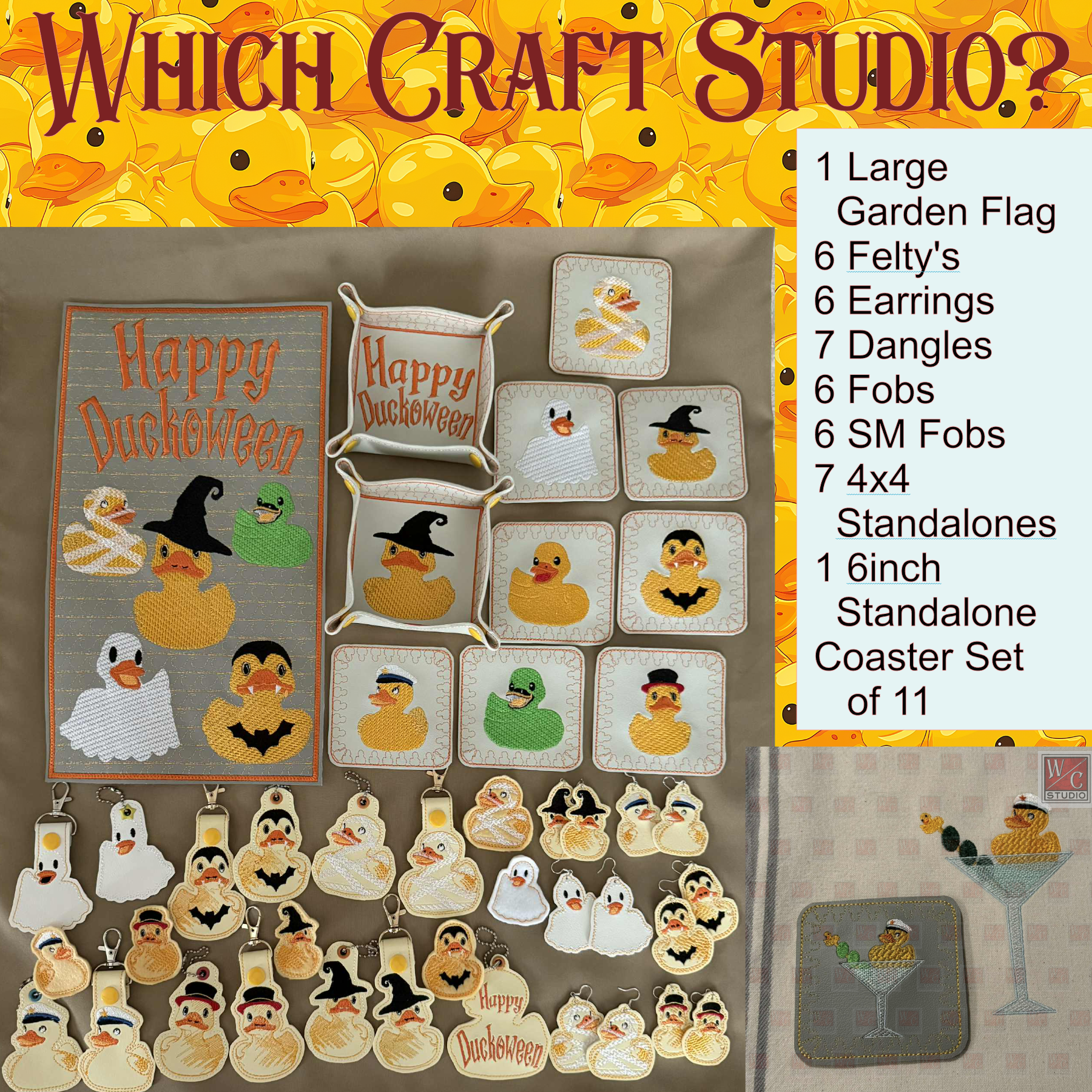 Digital Mega Duckoween Set 55 piece Set Digital File