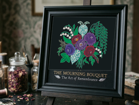 In the Victorian era, grief was an elegantly worn language. From hair jewelry to black crepe, the art of mourning was a tactile expression of the soul’s shadows. At WhichCraft? Studio, we believe remembrance should be as enduring and beautiful as the love it honors.