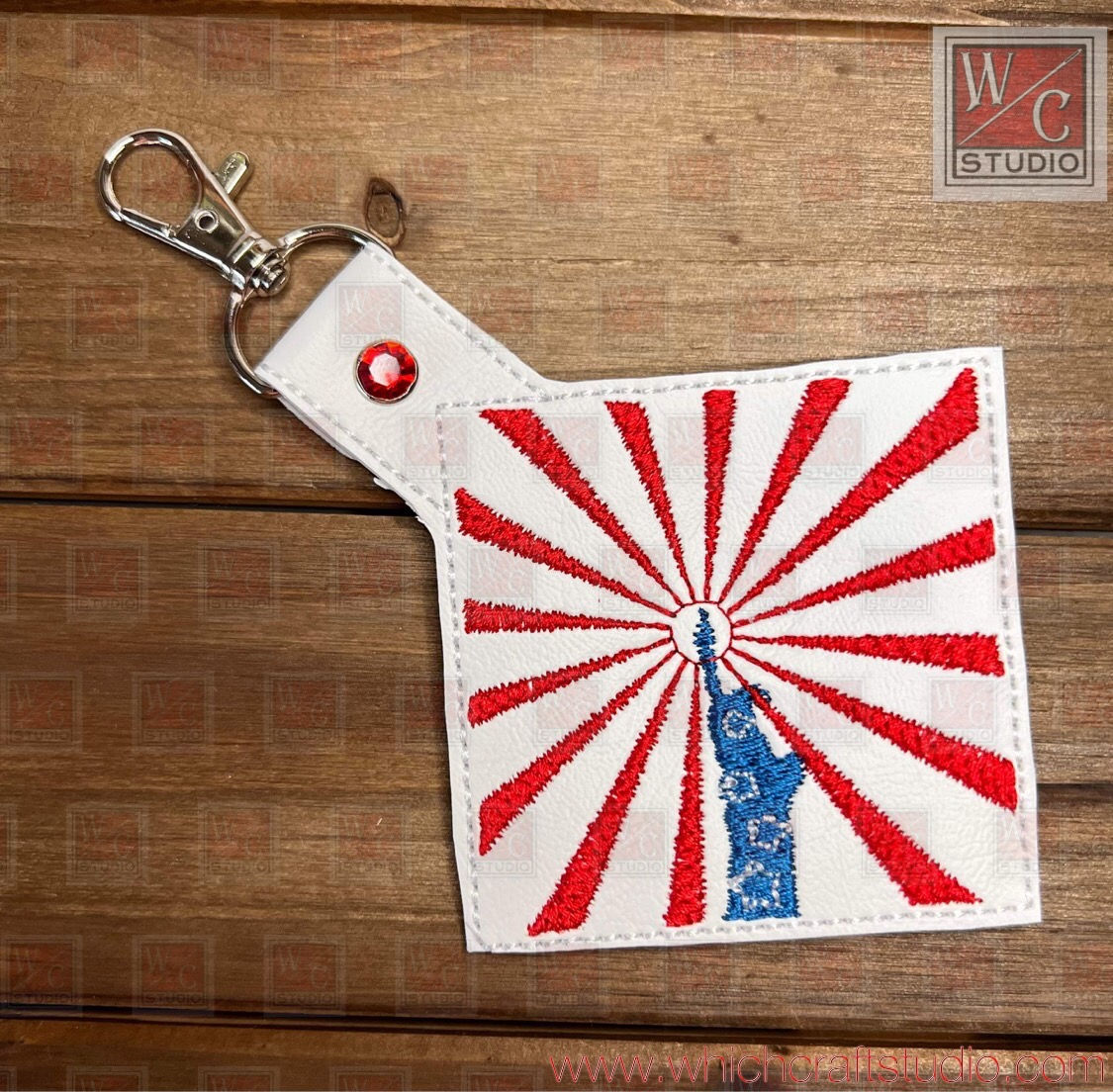 Digital Statue Of Liberty Fob. Digital Files